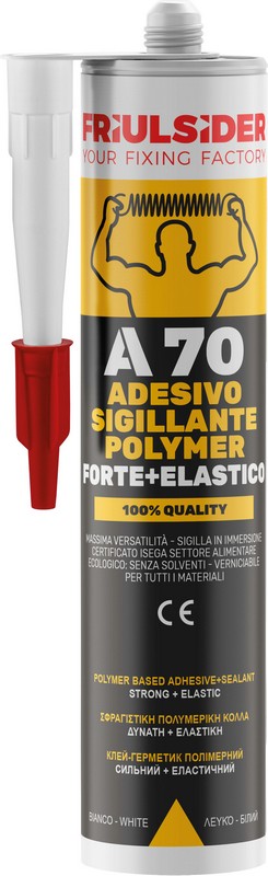 Adesivo/Sigillante FORTE+ELASTpolimeri mod. BIANCO 290ml