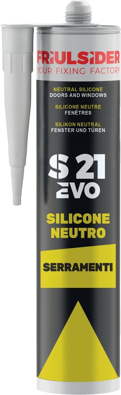 S21 EVO - SERRAMENTI - Silicone neutro trasparente - 310 ml
