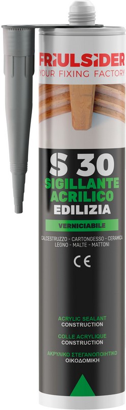 S30 EVO - EDILIZIA - Sigillante acrilico bianco - 300 ml
